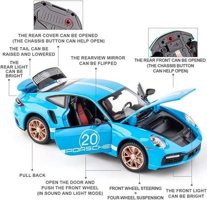 Porsche 911 GT3 RS diecast scale model car collectible