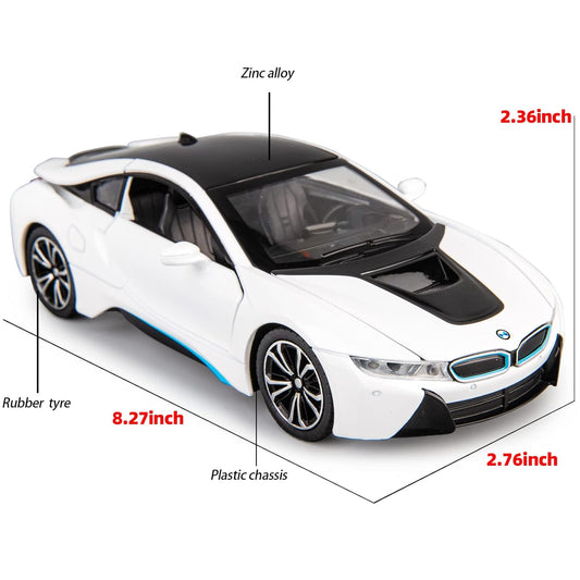 Bmw I8 1:24 Diecast Scale Model Car