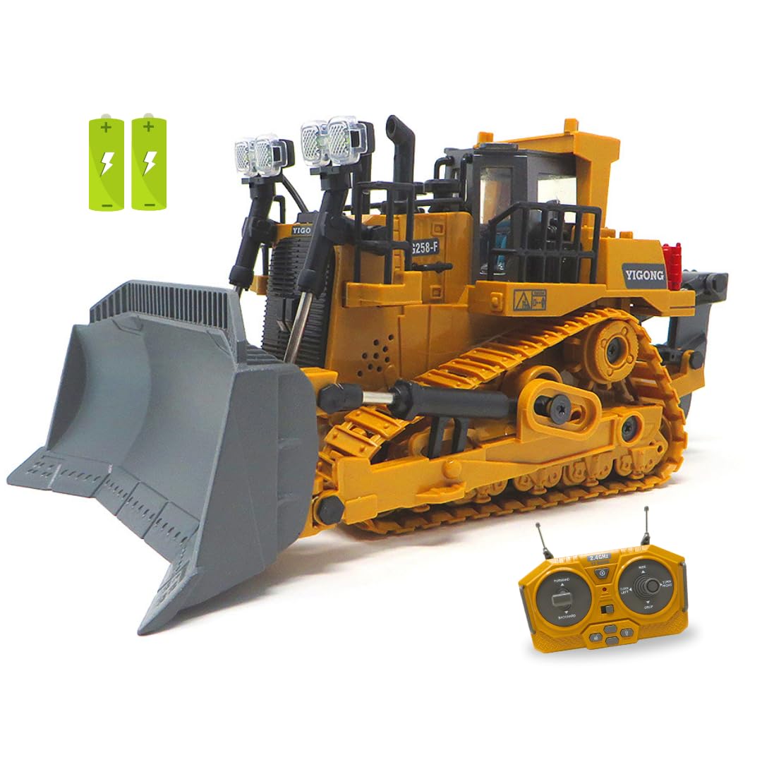 RC Metal Bulldozer Construction Vehicle 1:18 diecast scale model