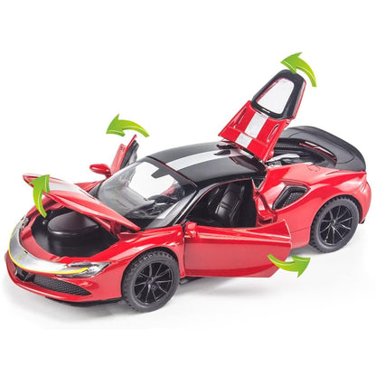 Ferrari Sf90 1:24 Diecast Scale Model Car