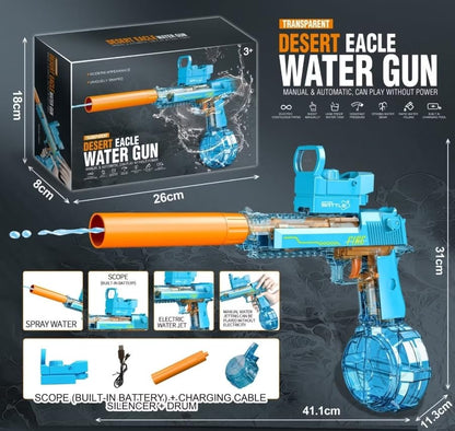 Desert Eagle-style electric automatic water gun
