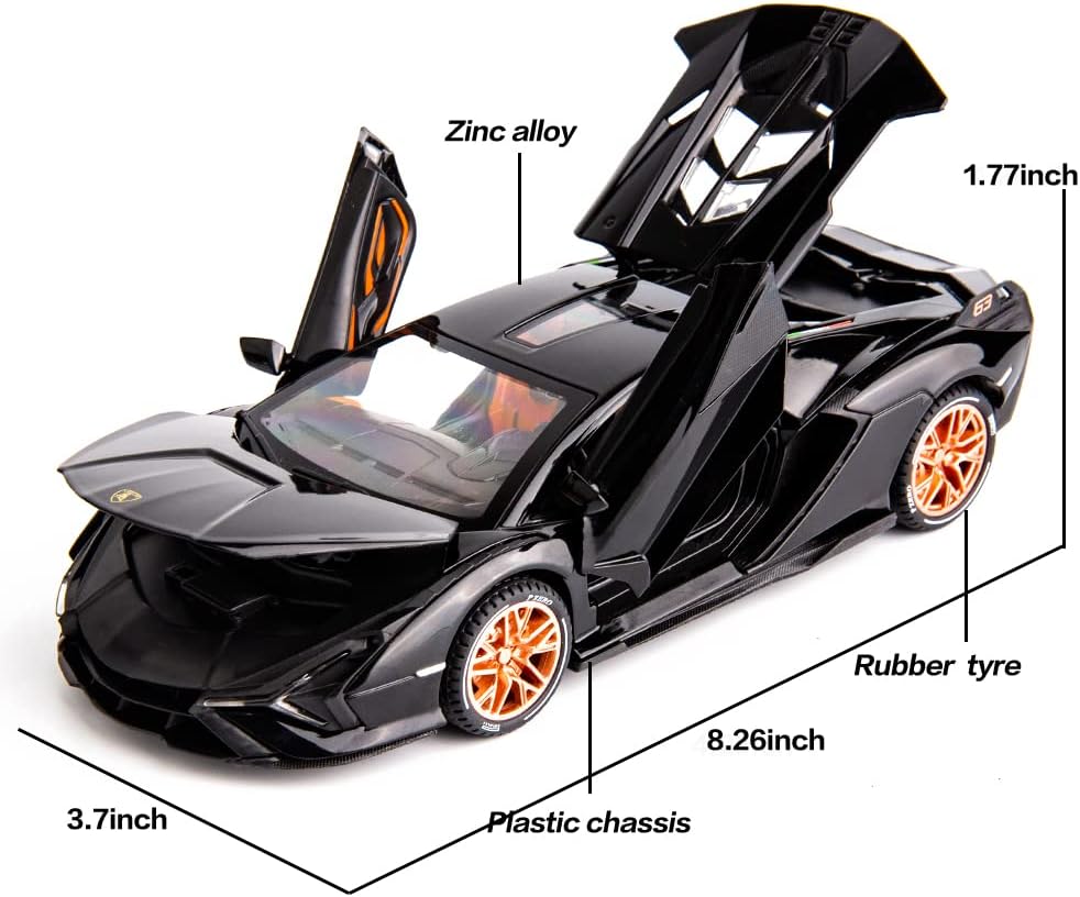 Lamborghini Sián FKP 37 Collectible 1:24 Diecast Scale Model Car