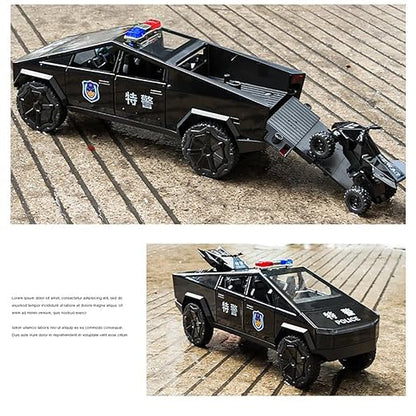 Tesla Cyber Police Truck 1:24 Diecast Scale Model Car