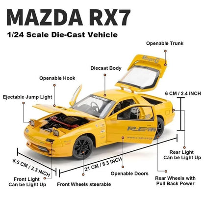 Mazda RX-7  1:24 Diecast Scale Model Car