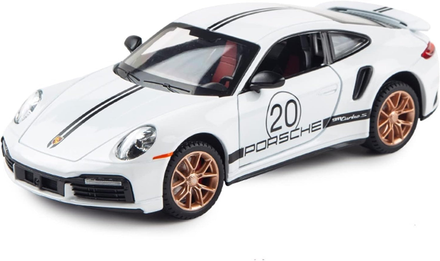 Porsche 911 Turbo S sports car 1:24 Diecast Scale Car