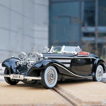 1936 Mercedes Benz 500K Vintage 1:24 Diecast Scale Model Car