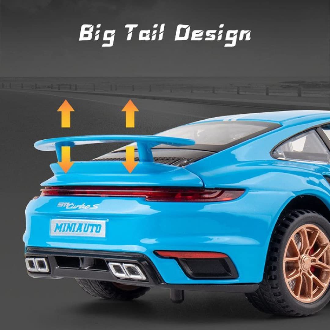 Porsche 911 Turbo S sports car 1:24 Diecast Scale Car