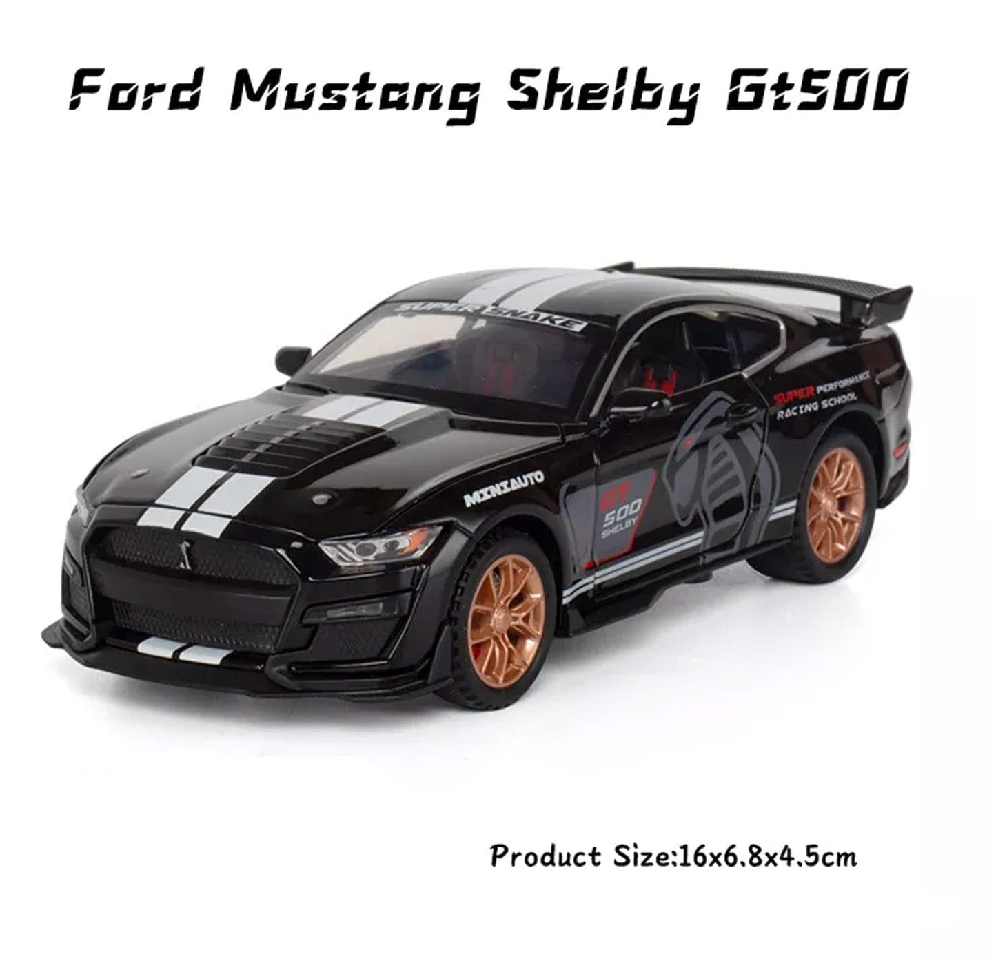 Ford Mustang Shelby GT500 1:24 Diecast Scale Model Car
