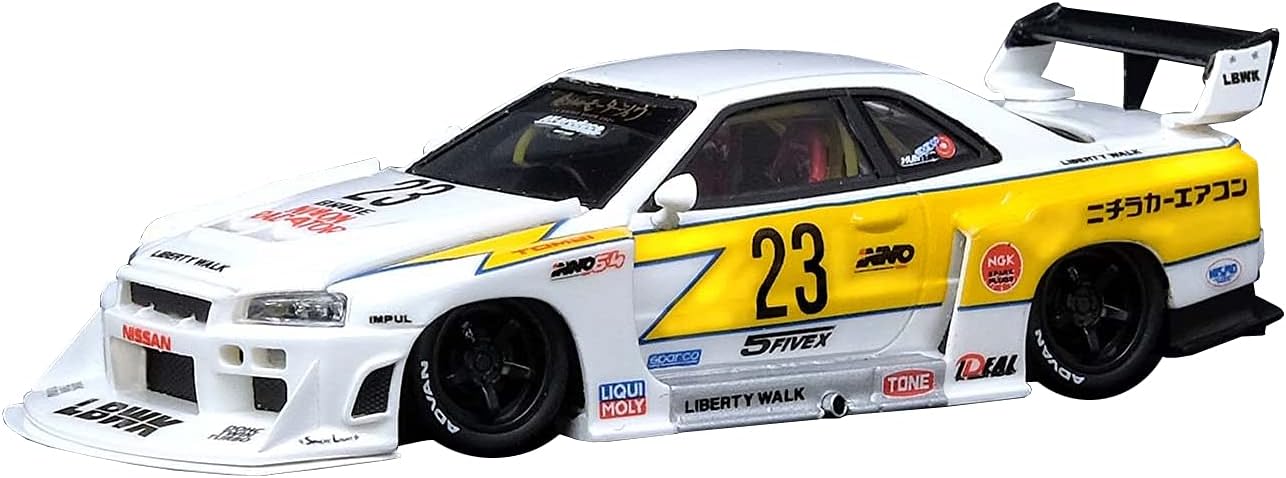 Nissan LBWK GTR R34 1:24 Diecast Scale Model Car