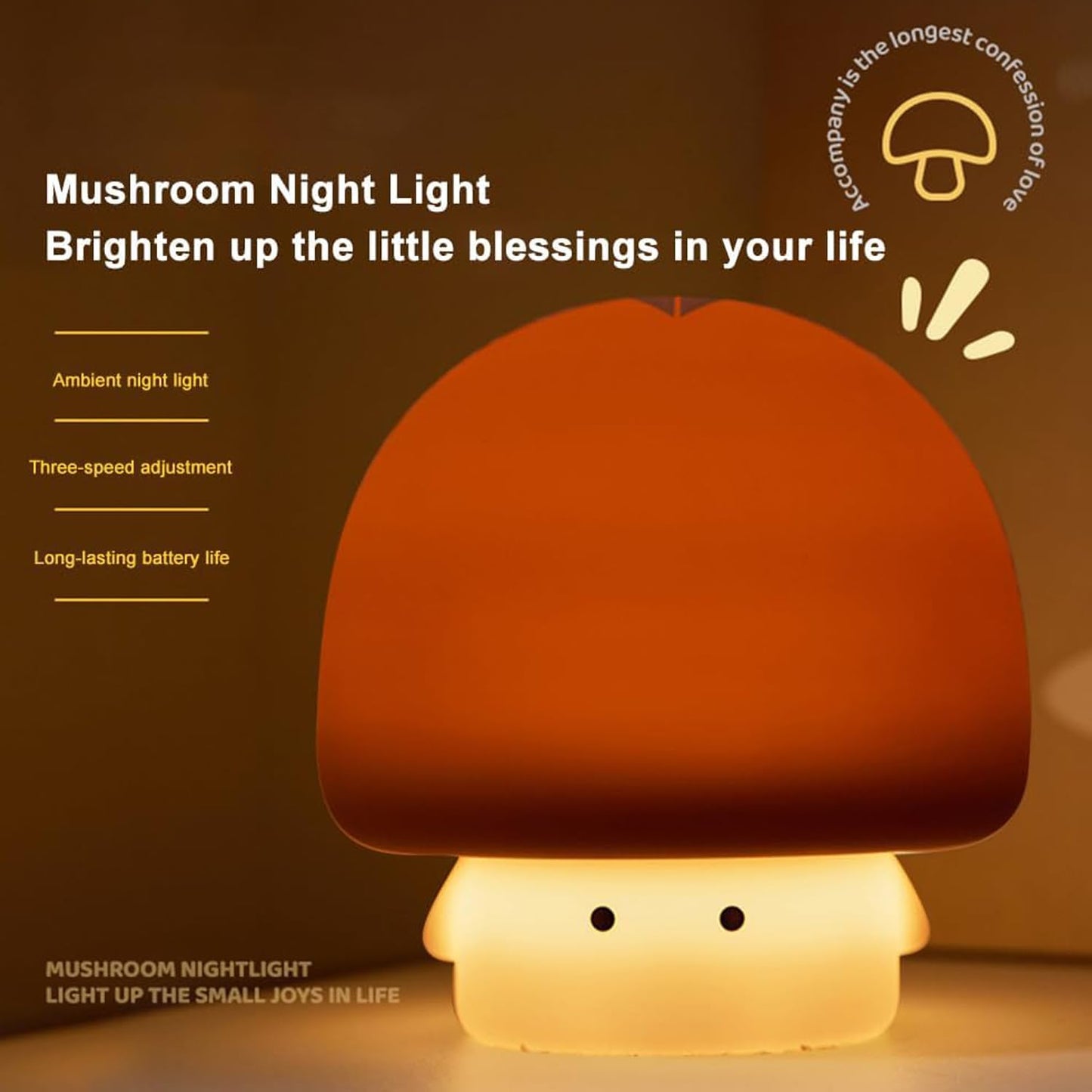 Mushroom Silicone Night Lamps