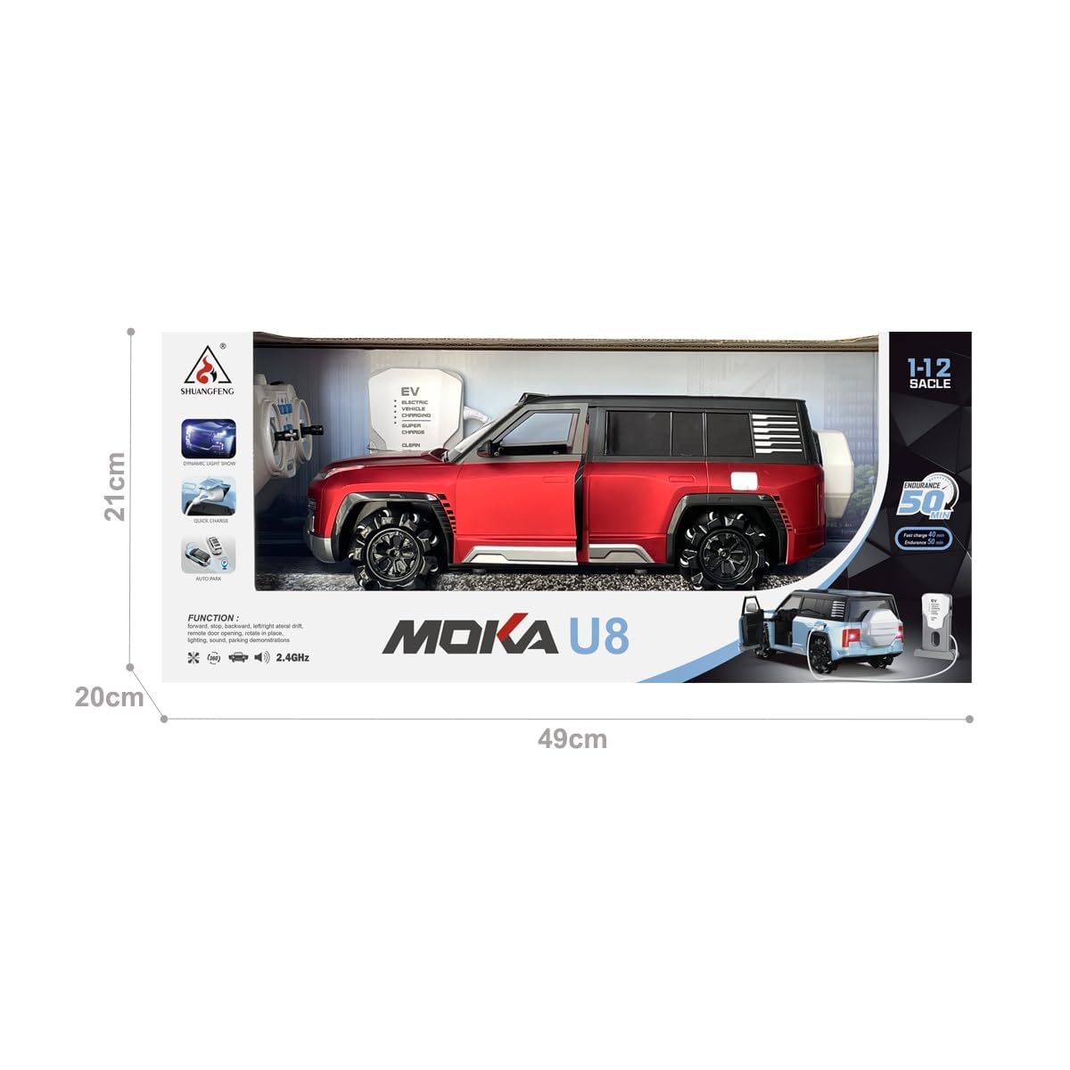 Moka U8 RC Electric SUV 1:12 scale model remote control car