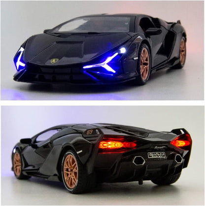 Lamborghini Sián FKP 37 Collectible 1:24 Diecast Scale Model Car