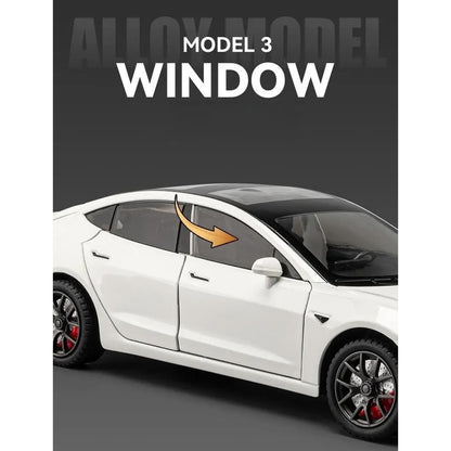 Tesla Model 3 Scale Model 1:24 Diecast Scale Model Car