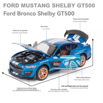 Ford Mustang Shelby GT500 1:32 Diecast Scale Model Car