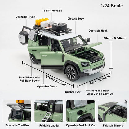Land Rover Defender 110 1:24 diecast Scale Model car