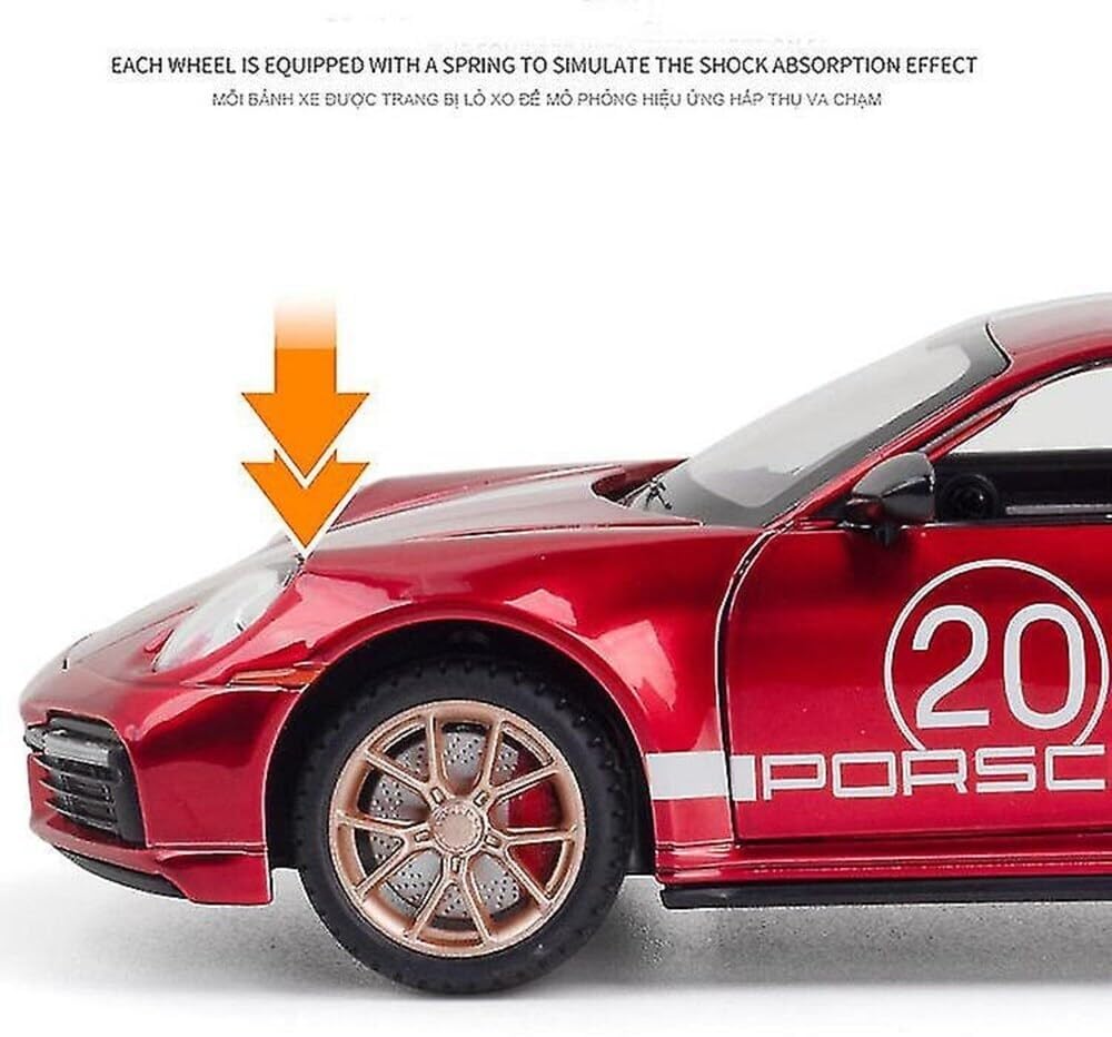 Porsche 911 Turbo S sports car 1:24 Diecast Scale Car