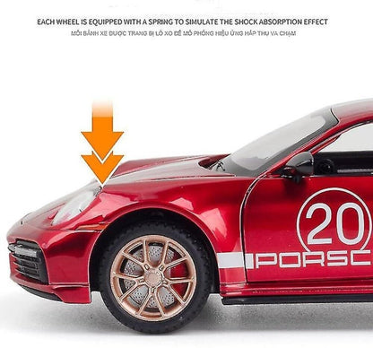 Porsche 911 Turbo S sports car 1:24 Diecast Scale Car