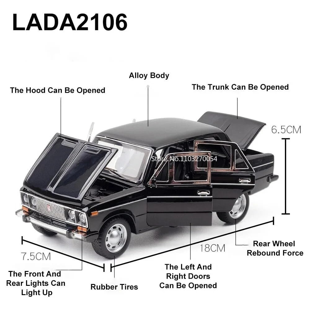 LADA NIVA Classic 1:24 Diecast Scale Model Car