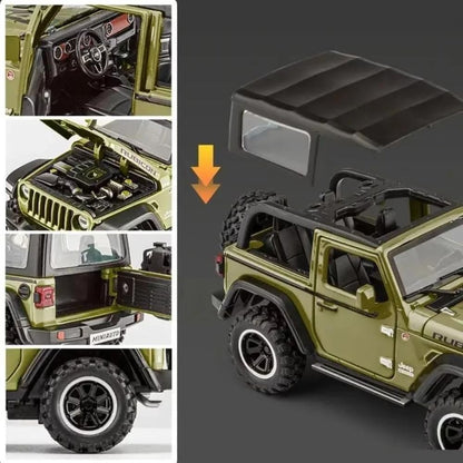 Jeep Wrangler Rubicon Thar 1:24 Diecast Scale Model Car