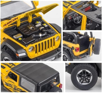 Jeep Wrangler Rubicon Thar 1:24 Diecast Scale Model Car