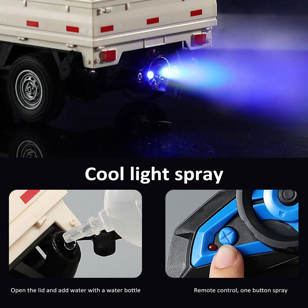 1:16 Scale RC Transport Pickup Truck with Spray and Light