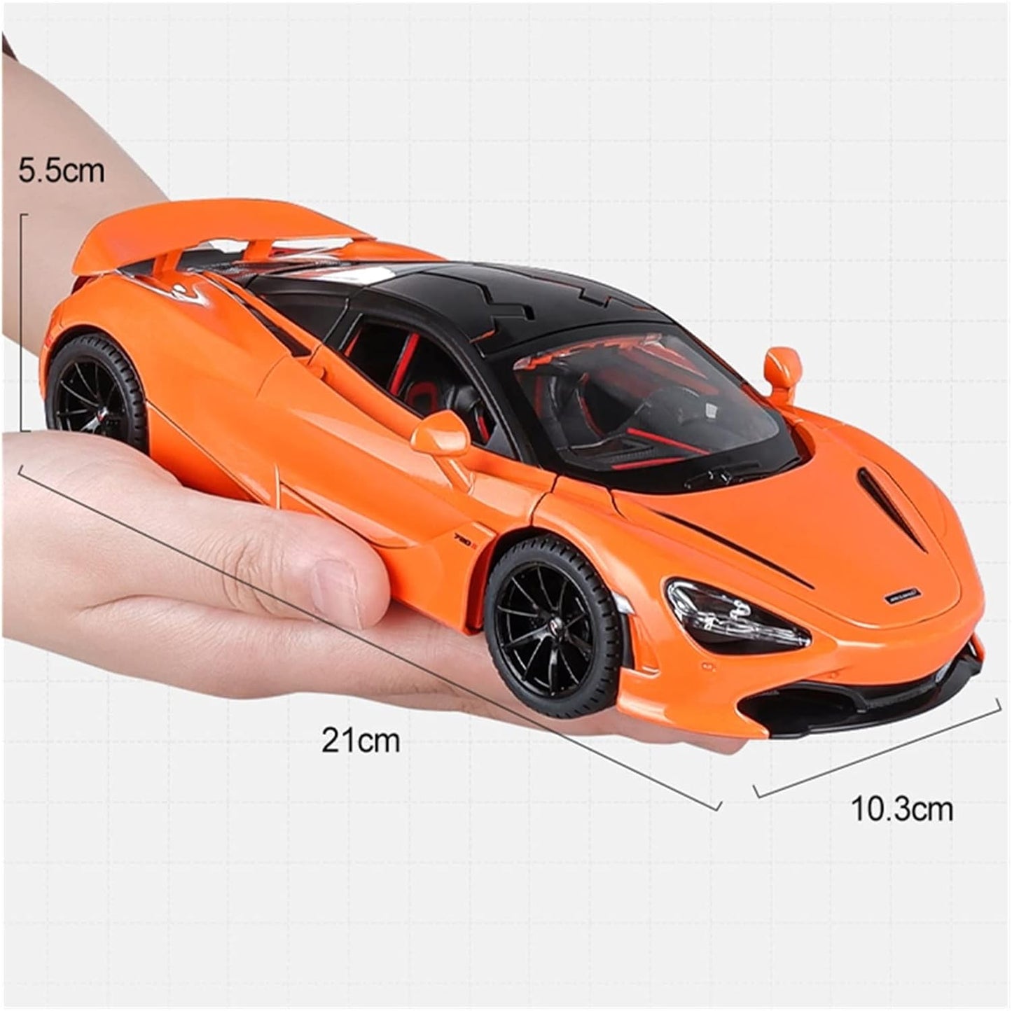 Mc Laren 720S sports car 1:24 Diecast Scale Model Car