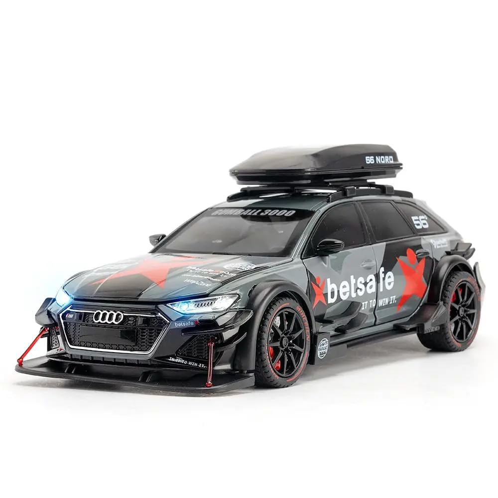 Audi Rs6 Militery 1:24 Diecast Scale Model Car