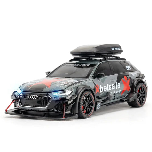 Audi Rs6 Militery 1:24 Diecast Scale Model Car