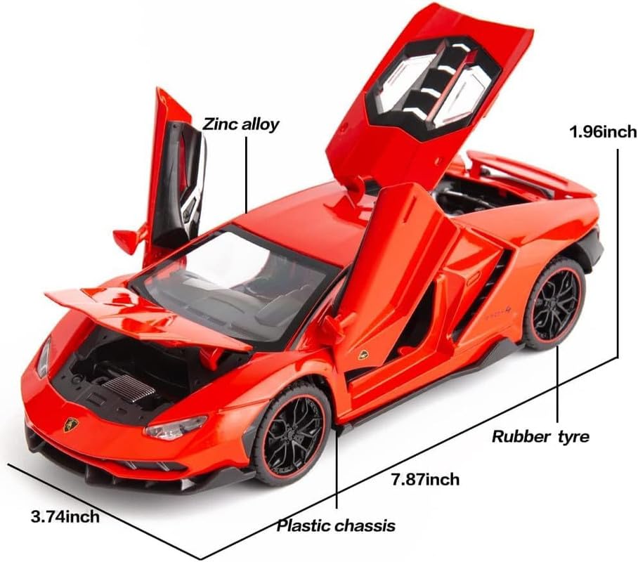 Lamborghini Centenario Lp770 1:24 Diecast Scale Model Car