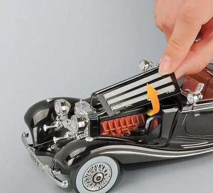 1936 Mercedes Benz 500K Vintage 1:24 Diecast Scale Model Car