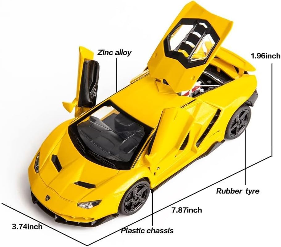 Lamborghini Centenario Lp770 1:24 Diecast Scale Model Car