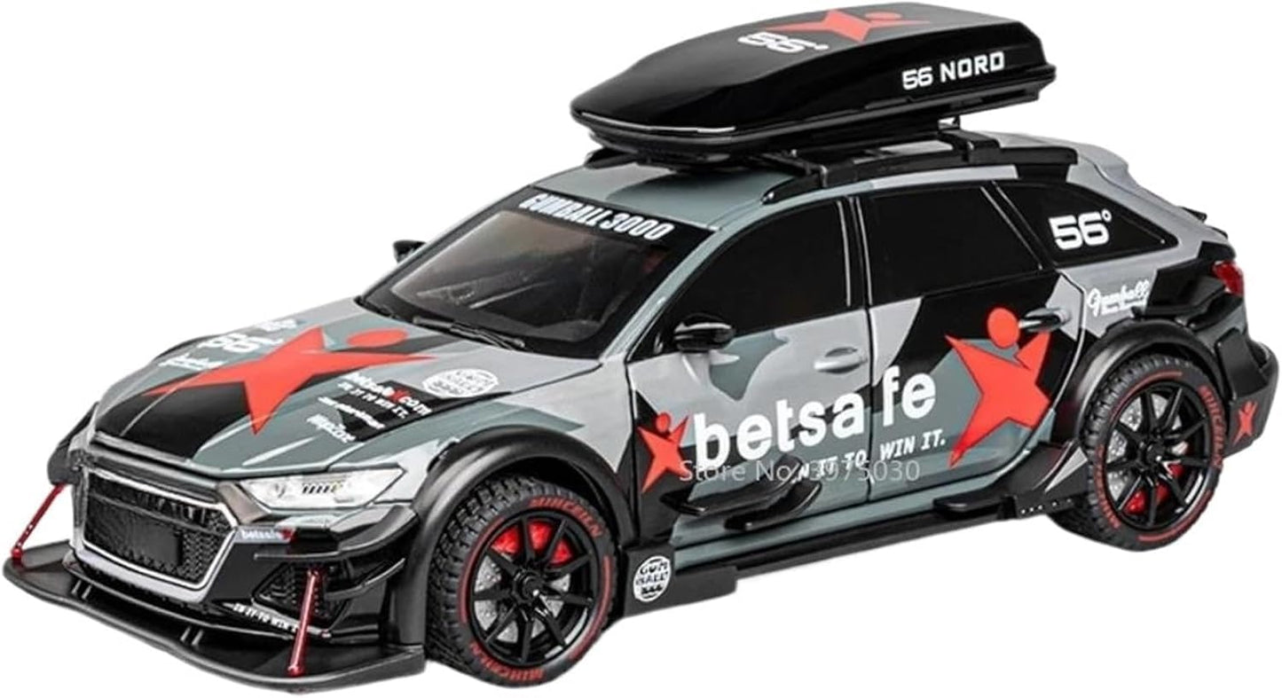 Audi Rs6 Militery 1:24 Diecast Scale Model Car