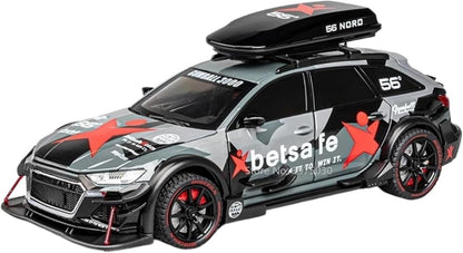Audi Rs6 Militery 1:24 Diecast Scale Model Car