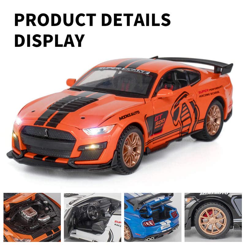 Ford Mustang Shelby GT500 1:24 Diecast Scale Model Car