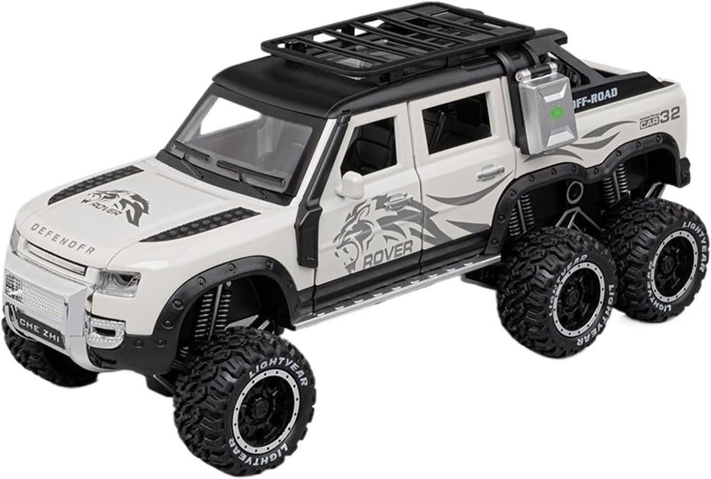 Land Rover Defender Guard 6x6 1:24 Diecast Scale Model Car