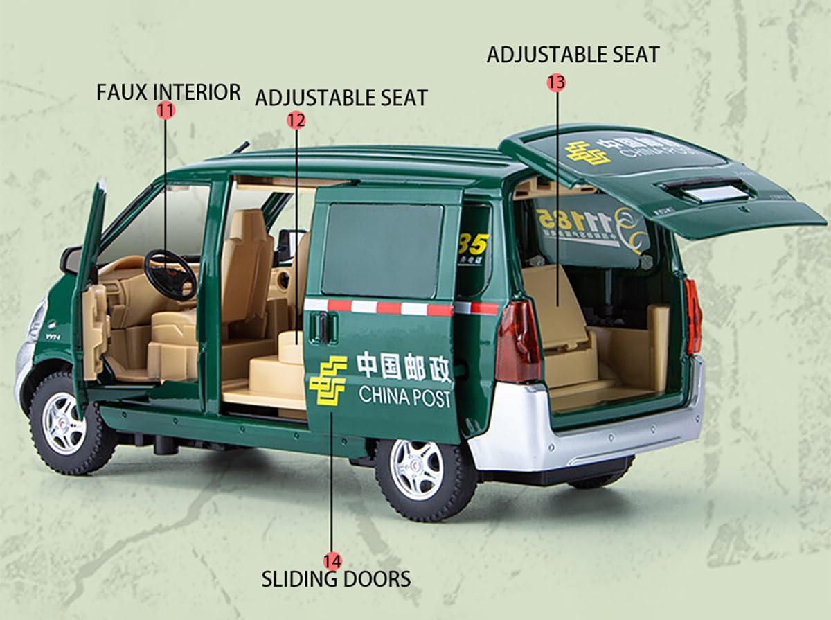 Wuling Rongguang Van 1:24 Diecast Scale Model Car