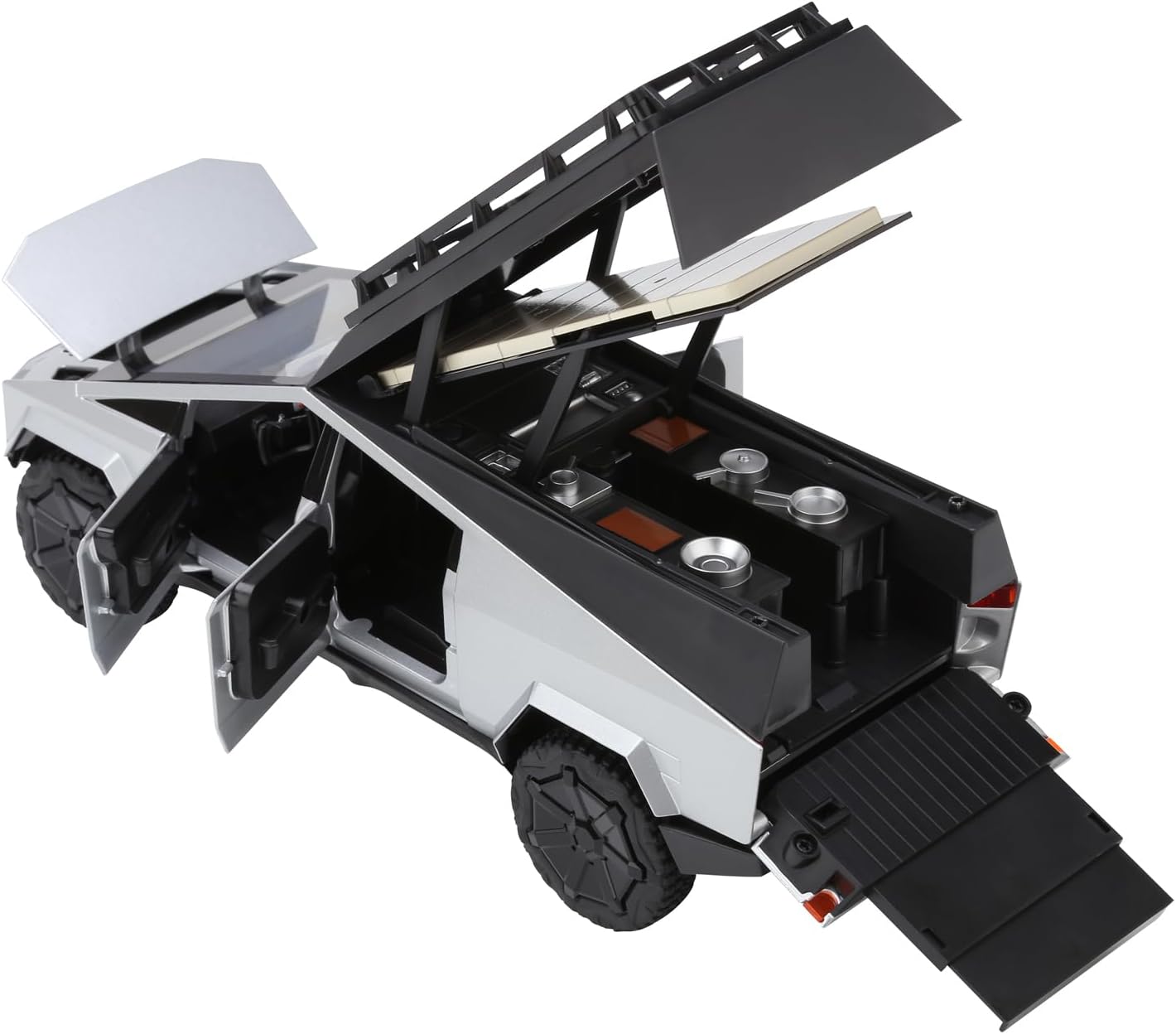 Tesla Cybertruck Camping Vehicle 1:24 Diecast Scale Model Car