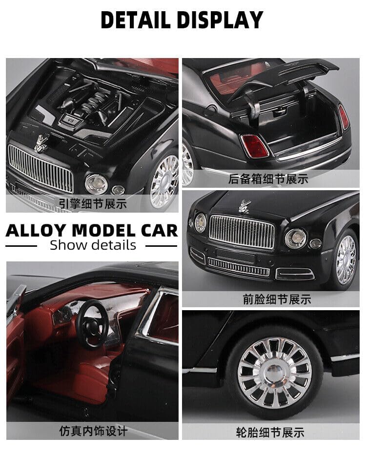 Bentley Mulsanne 1:24 Diecast Scale Model Car