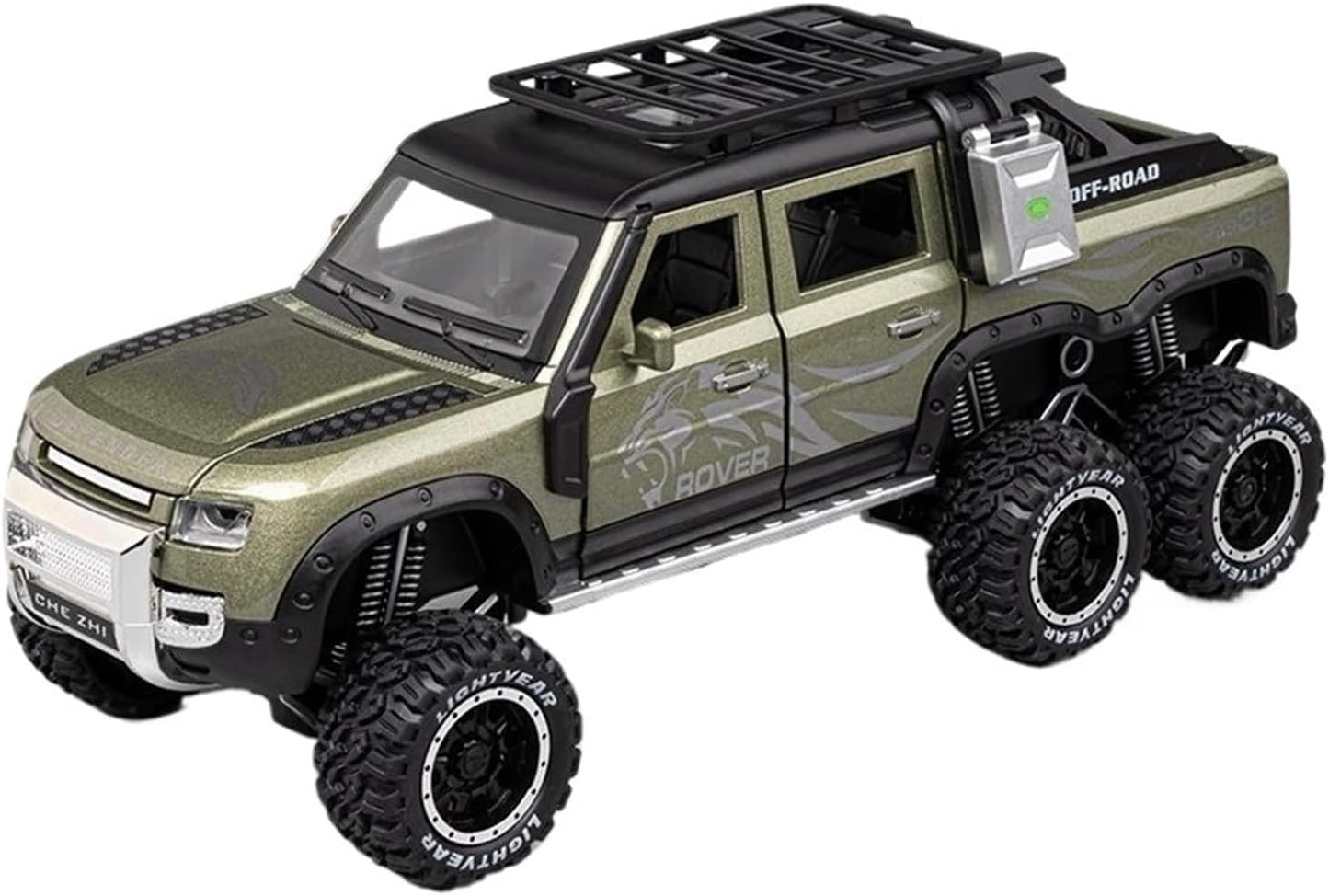 Land Rover Defender Guard 6x6 1:24 Diecast Scale Model Car