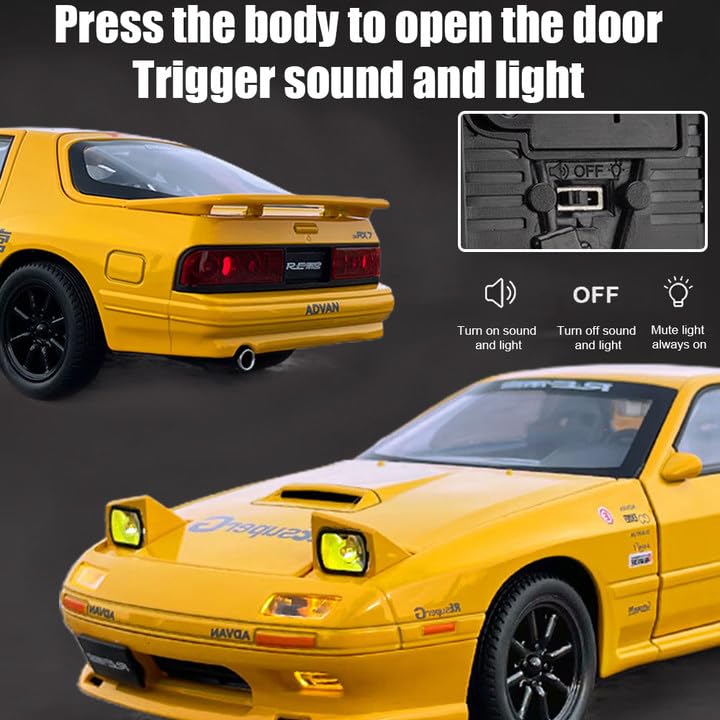 Mazda Rx7 1:24 Diecast Scale Model Car