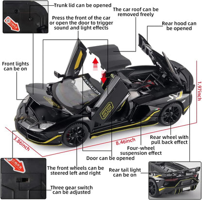 Lamborghini Svj-63 1:24 Diecast Scale Model Car