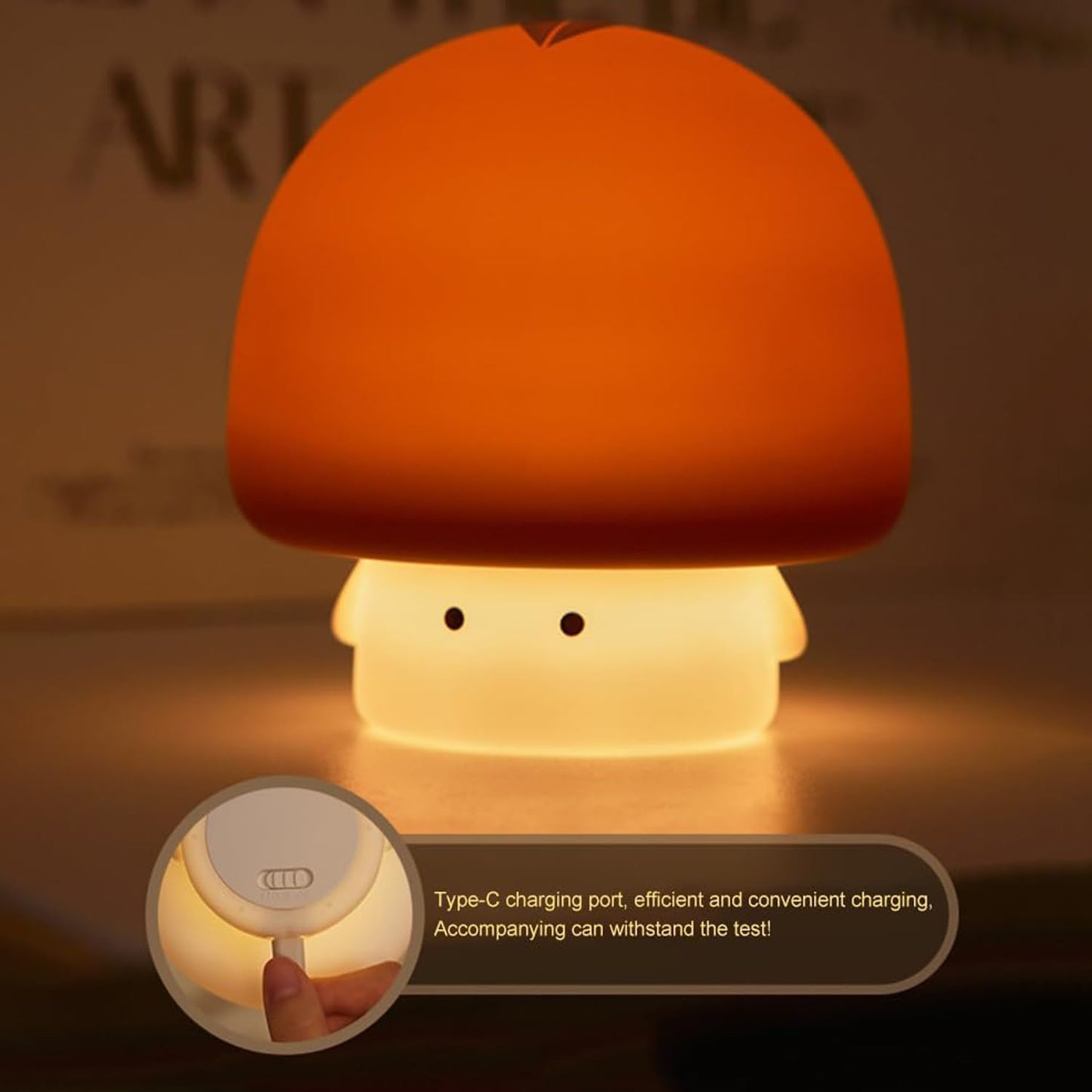 Mushroom Silicone Night Lamps