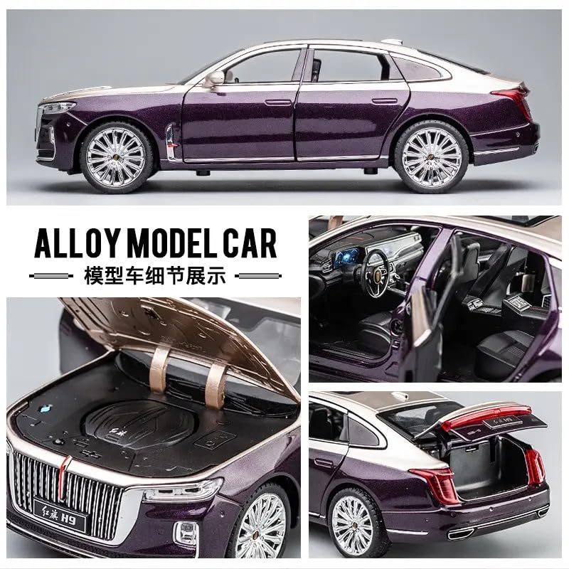 Hongqi H9 1:24 Diecast Scale Model Car