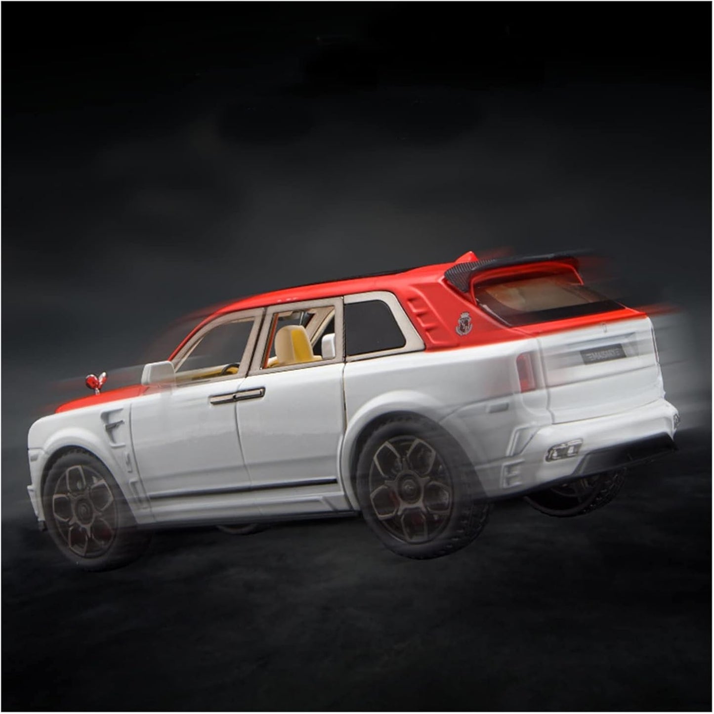 Rolls Royce Cullinan White-Red 1:24 Diecast Scale Model Car