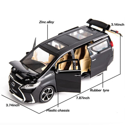 Toyota Lexus Lm300 1:24 Diecast Scale Model Car