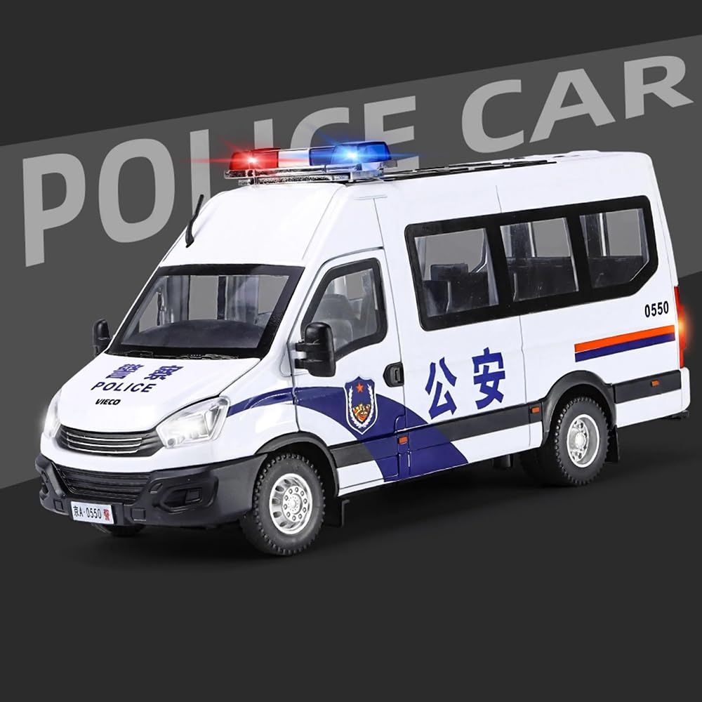 Iveco Police Van 1:24 Diecast Scale Model