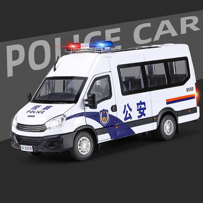 Iveco Police Van 1:24 Diecast Scale Model