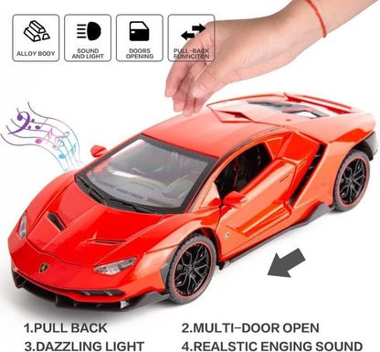 Lamborghini Centenario Lp770 1:24 Diecast Scale Model Car
