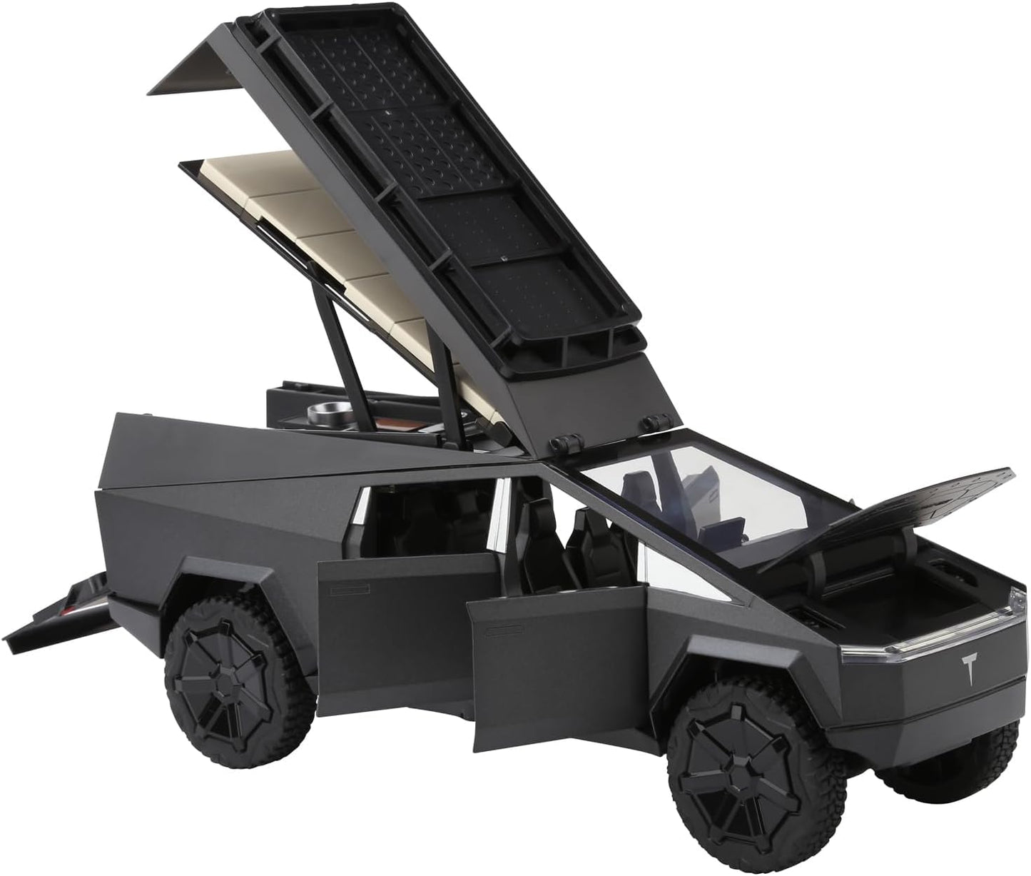 Tesla Cybertruck Camping Vehicle 1:24 Diecast Scale Model Car