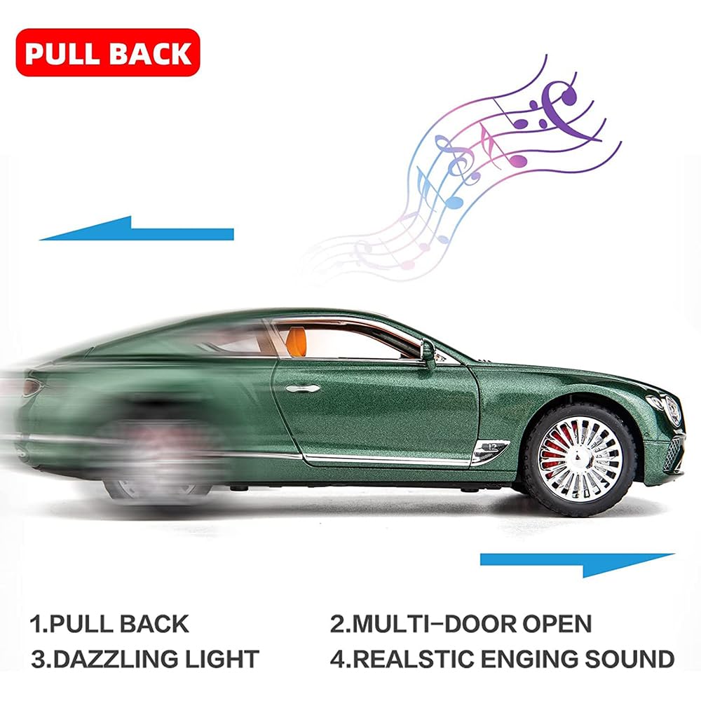 Bentley Continental Gt 1:24 Diecast Scale Model Car